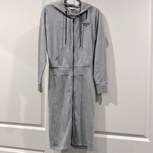 NWT DKNY sport sweat hoodie midi dress sz S
